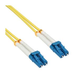 InLine Fiber Optical Duplex Cable LC/LC 9/125µm OS2 0.5m